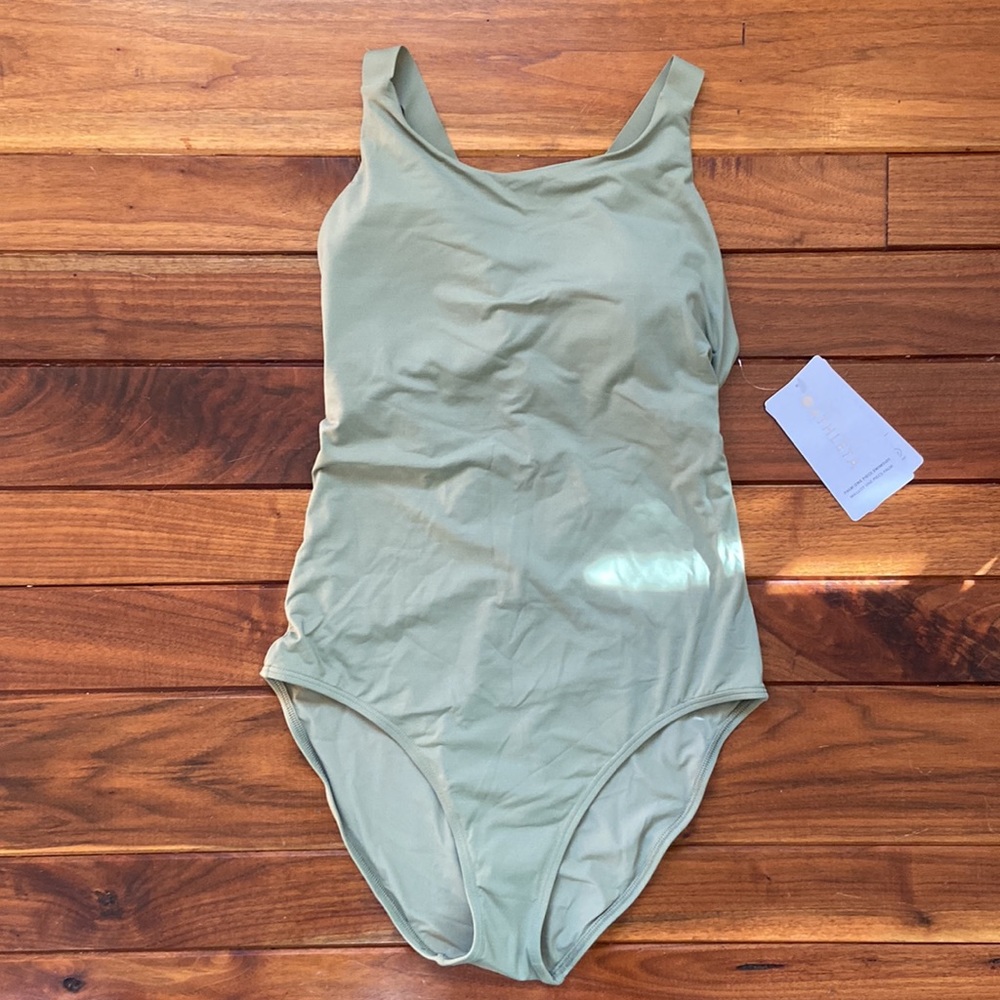 Athleta Sage Green Women's One Piece Swimsuit - Picture 3 of 11